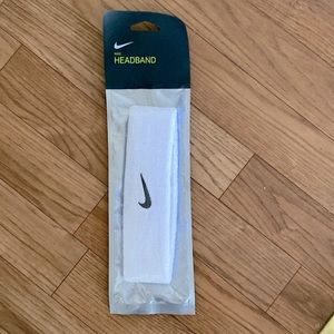 New White Nike Headband